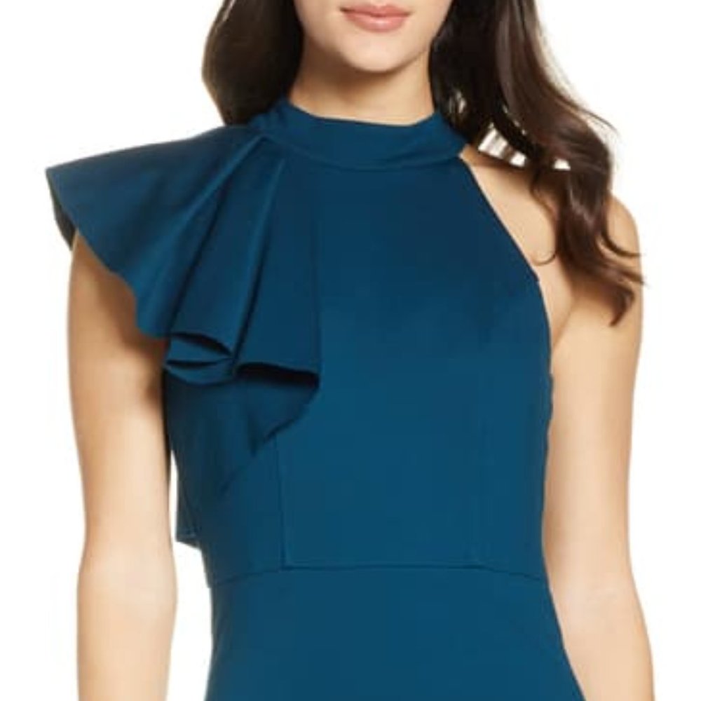 Margaux One Shoulder Maxi Dress LULUS